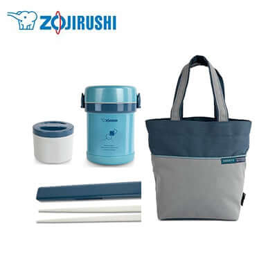 ZOJIRUSHI Stainless Steel Obento Lunch Set Corporate Gifts Singapore