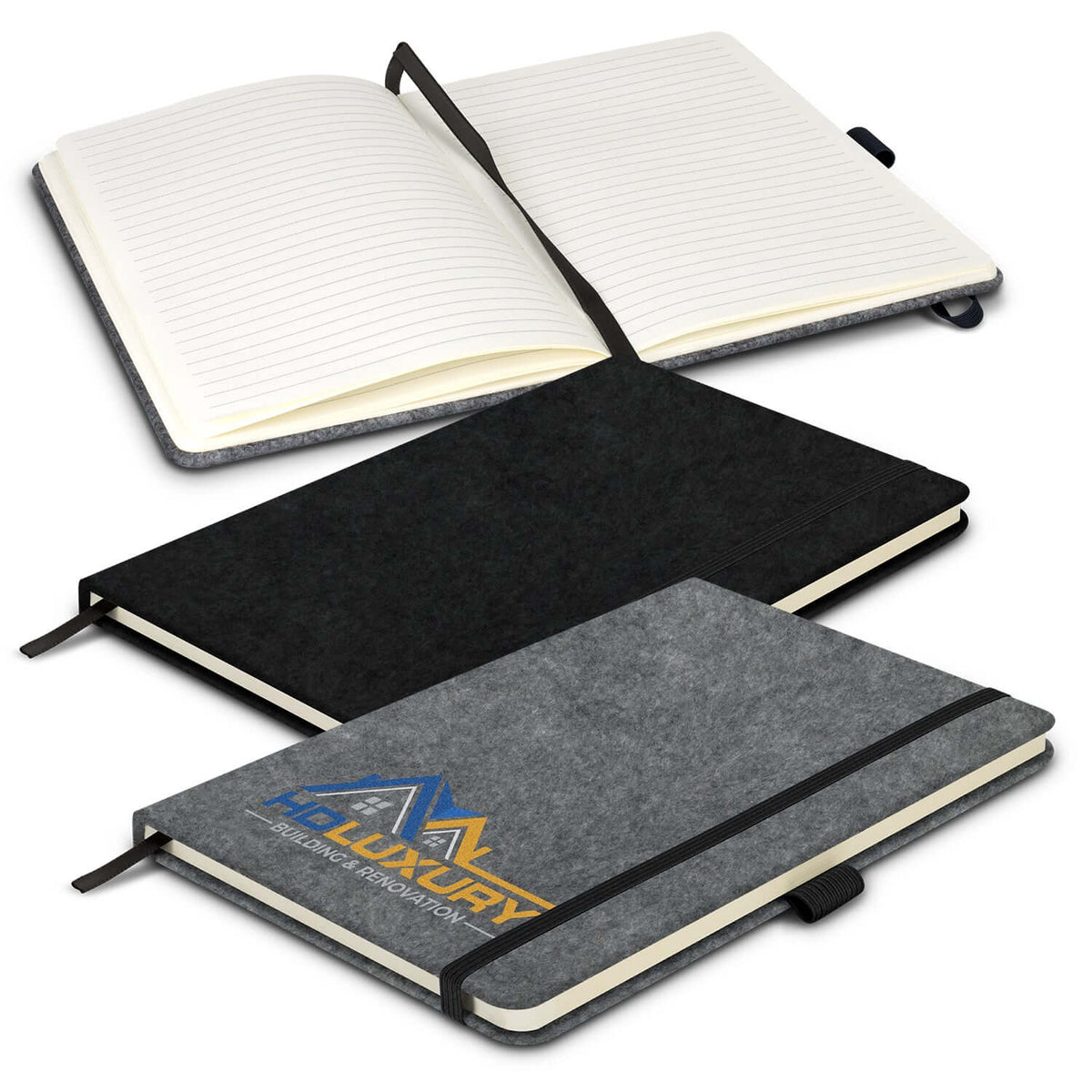 RPET Felt Hard Cover Notebook Corporate Gift Singapore