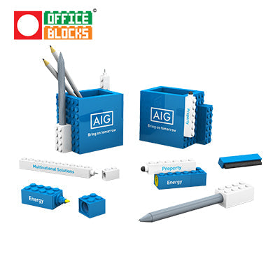 Office Blocks 6 in 1 Pen Pot Set Corporate Gifts Singapore