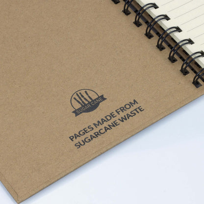 Sugarcane Paper Spiral Notebook Corporate Gift Singapore