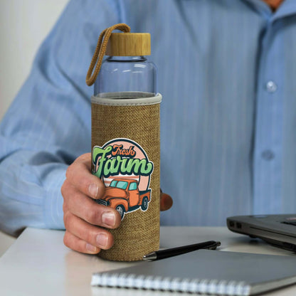 Eden Glass Bottle with Natural Sleeve Corporate Gift Singapore