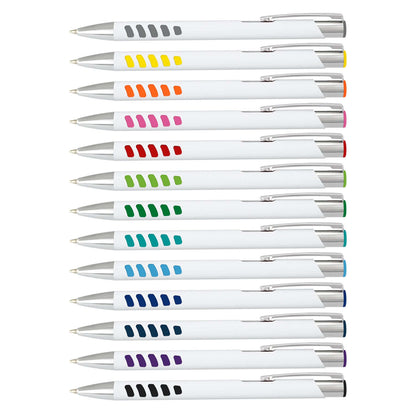 Panama Grip Pen - White Barrel Corporate Gift Singapore