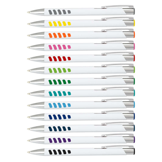 Panama Grip Pen - White Barrel Corporate Gift Singapore
