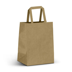 Medium Flat Handle Paper Bag Portrait Corporate Gift Singapore
