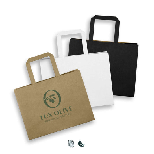 Medium Flat Handle Paper Bag Landscape Corporate Gift Singapore