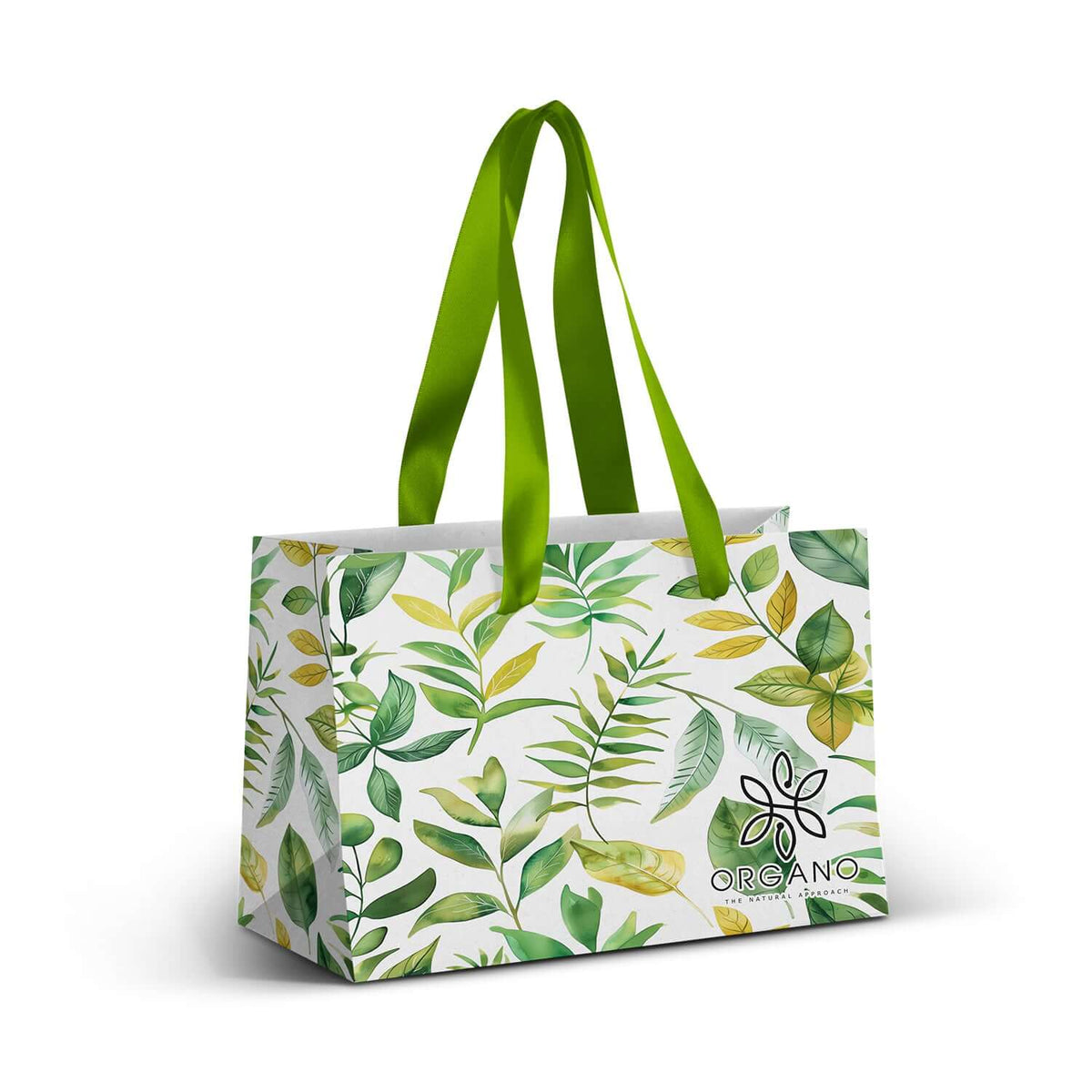 Small Ribbon Handle Paper Bag - Full Colour Corporate Gift Singapore