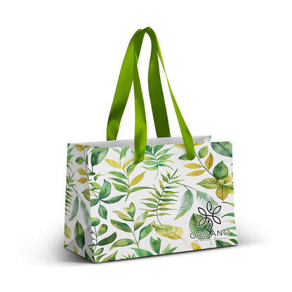 Small Ribbon Handle Paper Bag - Full Colour Corporate Gift Singapore