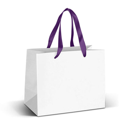 Medium Ribbon Handle Paper Bag - Full Colour Corporate Gift Singapore