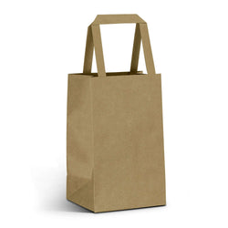 Small Flat Handle Paper Bag Portrait Corporate Gift Singapore