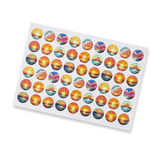 Sticker Sheet 26mm Circle - Matte Corporate Gift Singapore