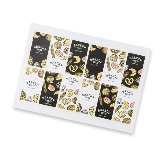 Sticker Sheet 40 x 80mm Rectangle - Matte Corporate Gift Singapore