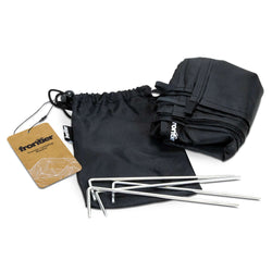 Frontier Torrent Camping Blanket with storage pouch and metal pegs for secure use, perfect as a Corporate Gift.