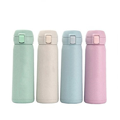 Eco Friendly Wheat Straw Stainless Steel Bottle Corporate Gifts Singapore