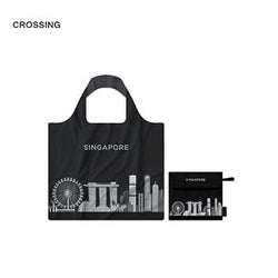 Crossing Recycled Foldable Tote Bag - Skylines Singapore Corporate Gift Singapore