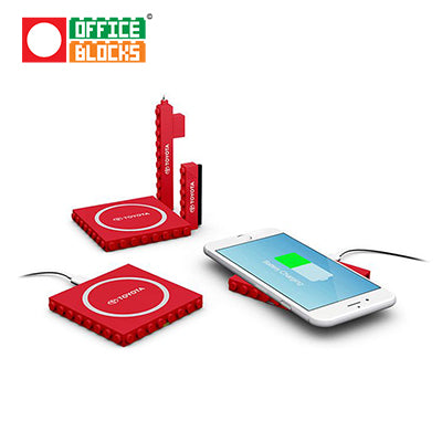 Office Blocks Wireless Charger 3 in 1 Corporate Gifts Singapore