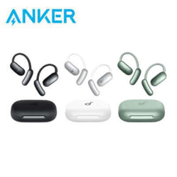 Anker Soundcore AeroFit 2 AI Earbuds with Real-Time Translations & Voice Assistant in various colors.