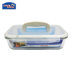 Lock & Lock Clear Glass Container 2L with Handle Corporate Gifts Singapore