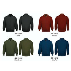 Full-Zip Bomber Jacket colors: Black, Maroon, Khaki Green, Navy Pro – Perfect corporate gift.