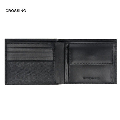 Crossing Elite Bi-fold Leather Wallet With Coin Pouch RFID Corporate Gifts Singapore