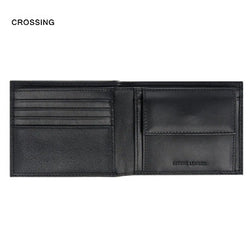 Crossing Elite Bi-fold Leather Wallet With Coin Pouch RFID Corporate Gifts Singapore