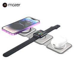 Mazer Mag Trifold 3-in-1 Foldable Wireless Charger Corporate Gifts Singapore