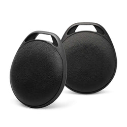 HangFindy Bluetooth Tracker in sleek black design, ideal for securing keys and bags as a corporate gift.