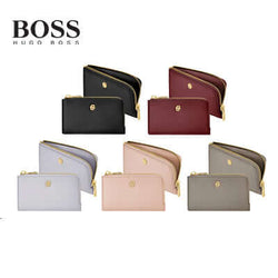 Hugo Boss Signature Long Card Holder in various colors with Double B logo, ideal as a Corporate Gift.