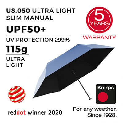 Knirps US.050 Ultraslim Manual Umbrella (UV Protection) Corporate Gifts Singapore