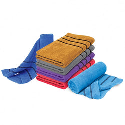 Cotton Bath Towel with Line Pattern Corporate Gifts Singapore