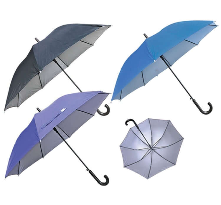 24'' Silver Coated Straight Umbrella Corporate Gifts Singapore
