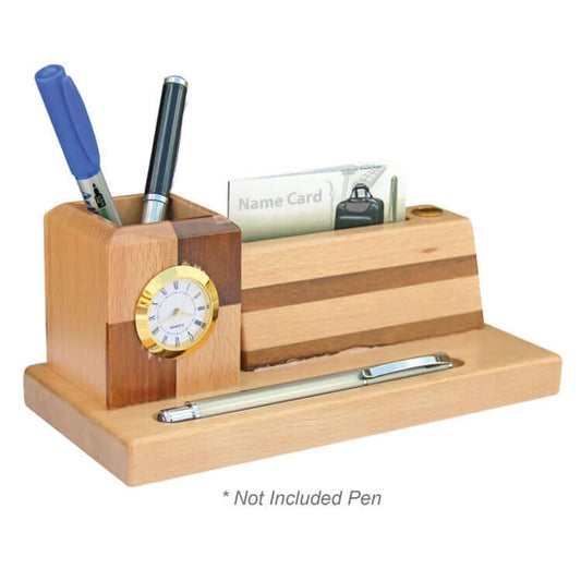 4 in 1 Wooden Desktop Set Corporate Gifts Singapore