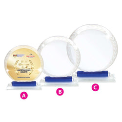Round Crystal Award Corporate Gifts Singapore