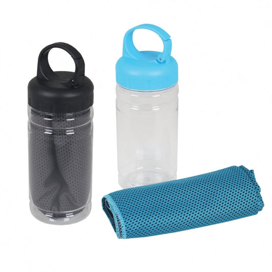 Cooling Sport Towel with Bottle Packaging Corporate Gifts Singapore