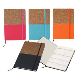 PU Notebook with Cork Design Corporate Gifts Singapore