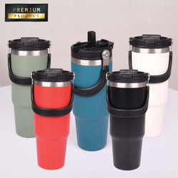 900ml Thermo Flask with Straw Corporate Gifts Singapore