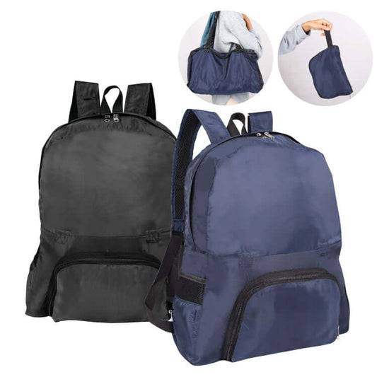 2 in 1 Foldable Travel Backpack Corporate Gifts Singapore