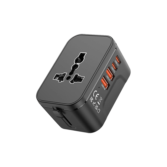 World Travel Adaptor With 3.4A Fast Charge Corporate Gifts Singapore
