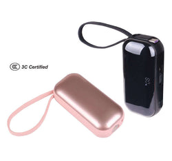 5000MAH Powerbank with CCC in black and pink, portable charging solution for corporate gift.