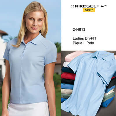 Nike Golf Ladies Dri-FIT Pique Polo Shirt Corporate Gifts Singapore