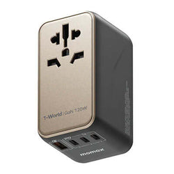 Momax 1-World Universal 4-Port Travel GaN Charger 120W + USB-C Cable Corporate Gifts Singapore