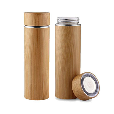 Eco Friendly BPA Free Bamboo Glass Water Bottle Corporate Gifts Singapore