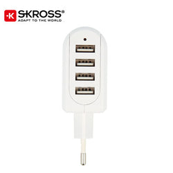 SKROSS 4 Port USB Charger - EURO Corporate Gifts Singapore