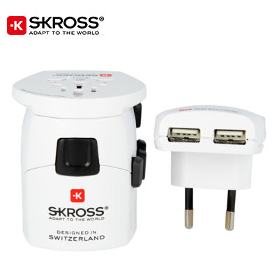 SKROSS Travel Adaptor PRO + USB Corporate Gifts Singapore