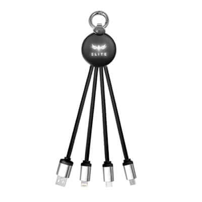 3 in 1 Fast Charging Cable (Round) Corporate Gifts Singapore