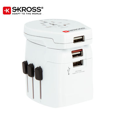 SKROSS Travel Adaptor PRO Light 3 x USB - World Corporate Gifts Singapore