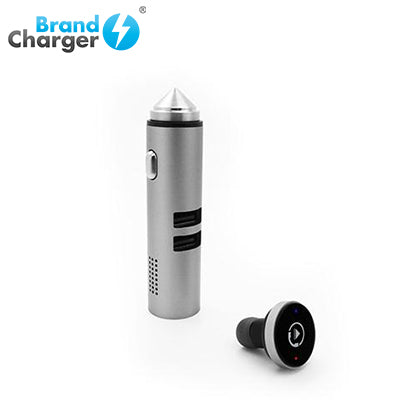 BrandCharger Talky Car USB Charger with Wireless Earpiece Corporate Gifts Singapore