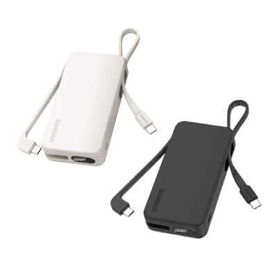 Momax 1-Power Vital+ Power Bank 10000mAh With 2 Built-In USB-C Cables Corporate Gifts Singapore