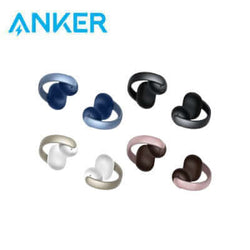 Anker Soundcore AeroClip Open-Ear Clip-On Earbuds with Adaptive Comfort in various colors.
