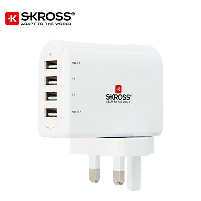 SKROSS 4 Port USB Charger - UK Corporate Gifts Singapore
