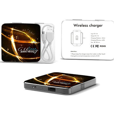 Wireless Charger with Metallic Plating Corporate Gifts Singapore